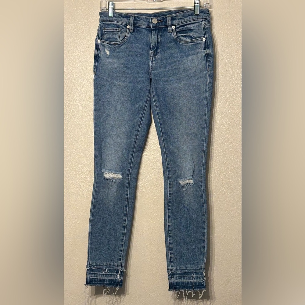 BLANKNYC Jeans The Reade Crop Skinny Sz 25 Medium Wash